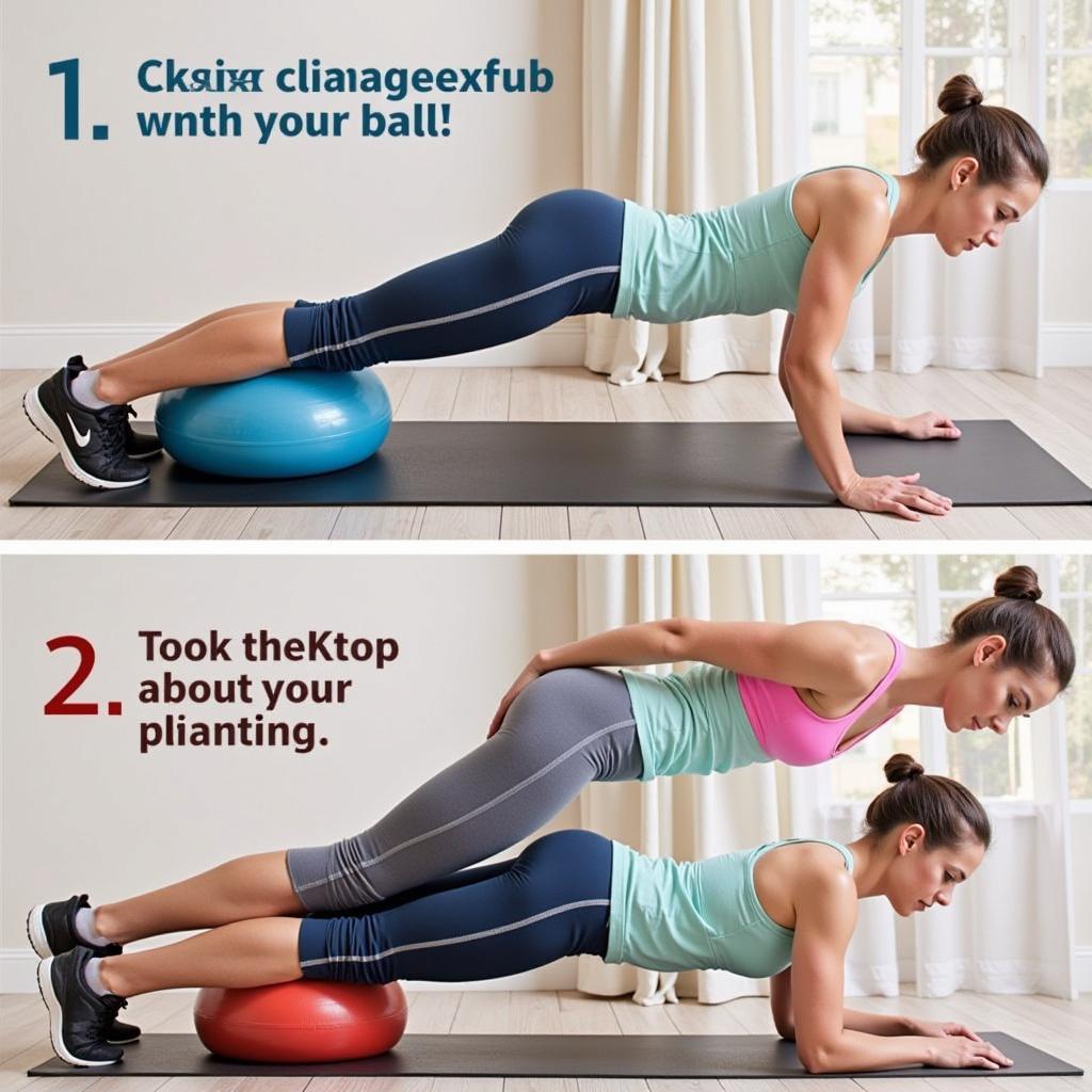 A woman performing a core workout in her home gym.