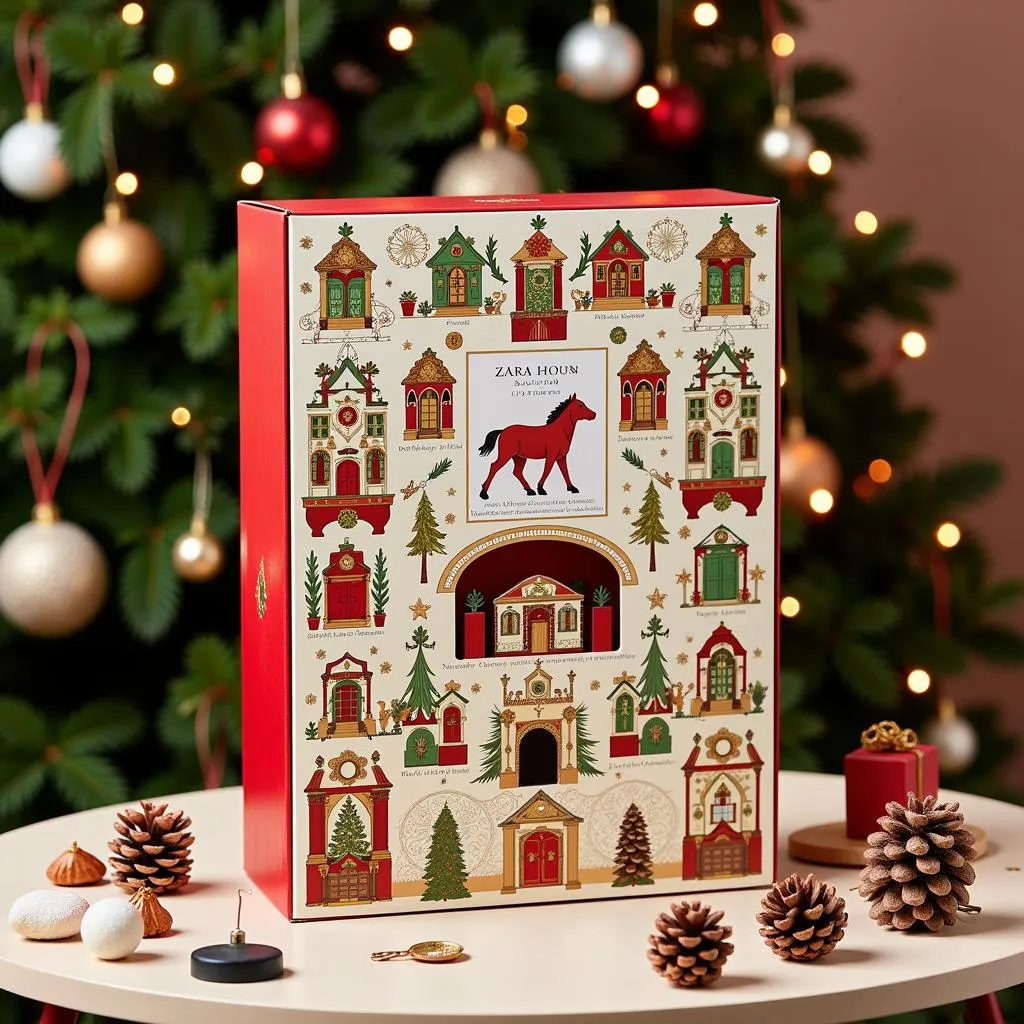 Zara Home Advent Calendar on Display