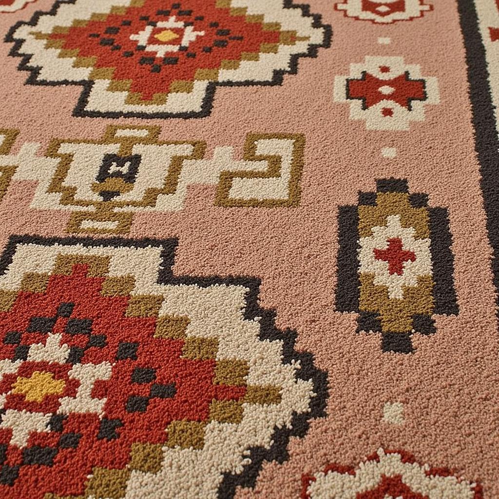 Zara Home Rug with Traditional Spanish Design