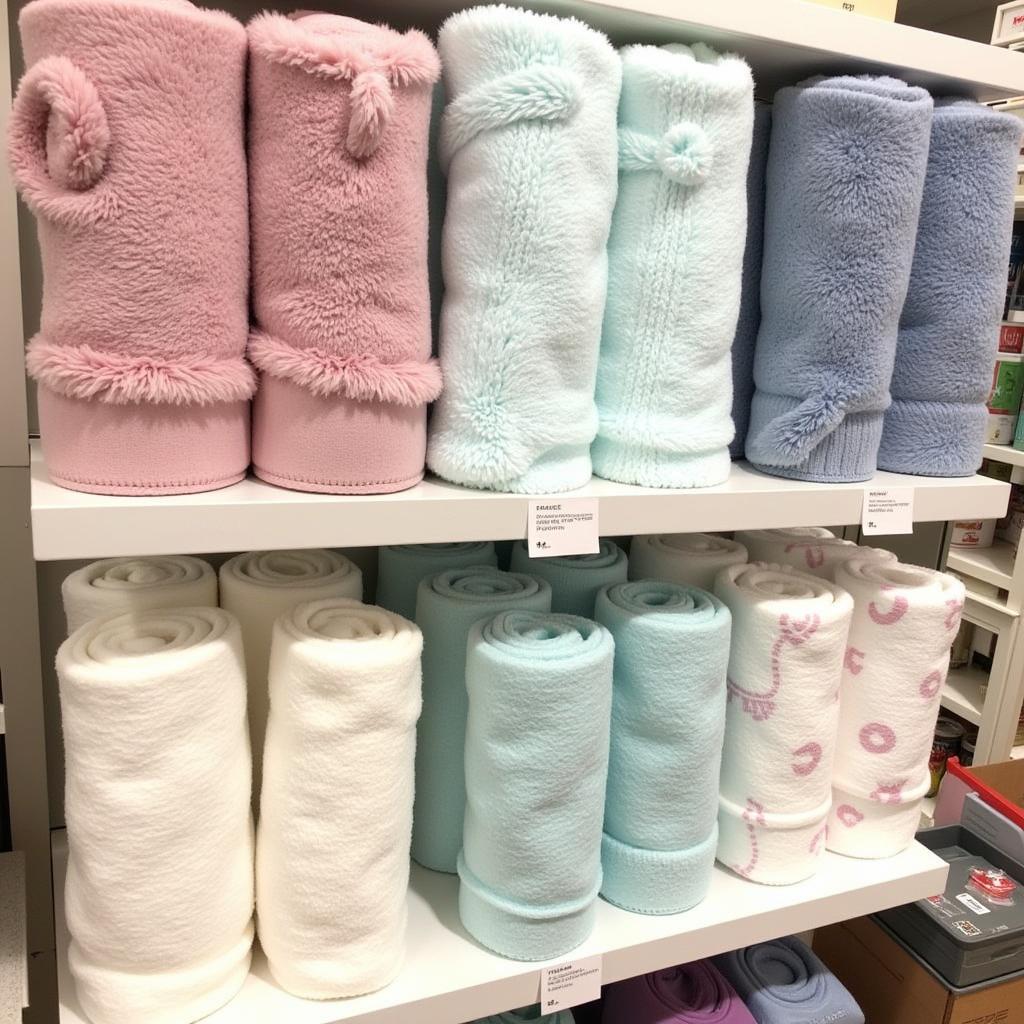 Zara Home Baby Blankets Display