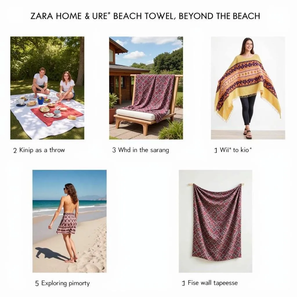 Zara Home Beach Towel Versatility