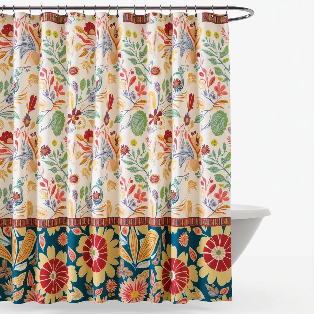 Zara Home Bohemian Shower Curtain