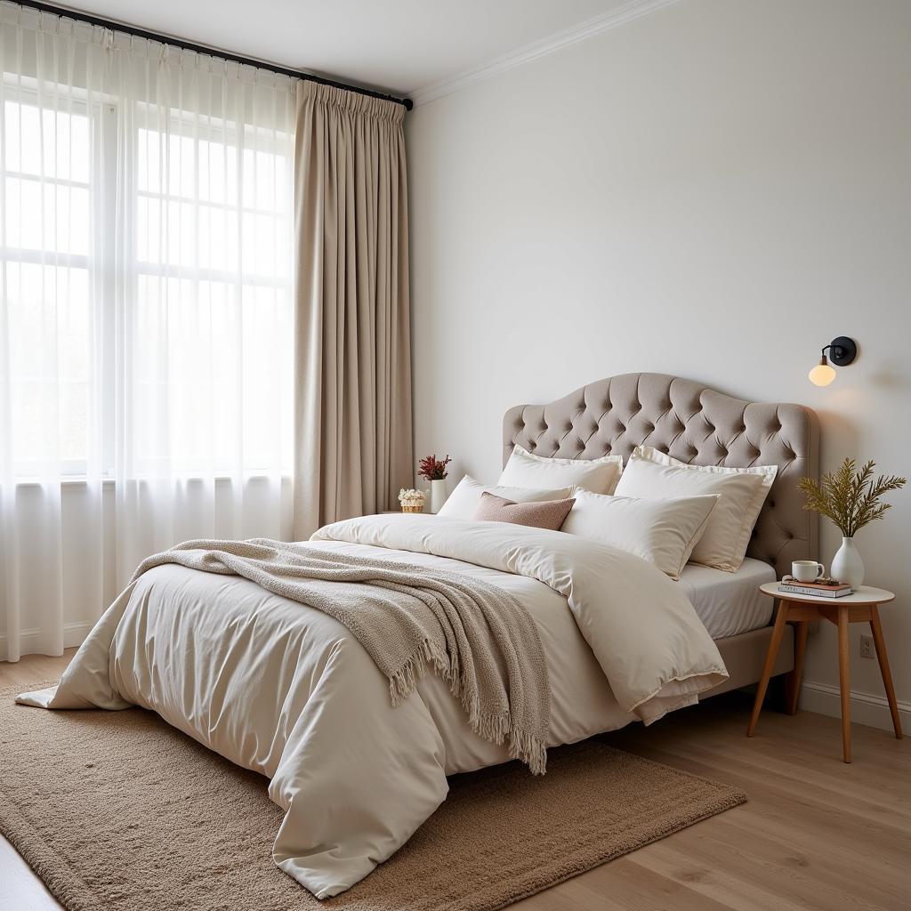 Zara Home Cabecero in a Chic Bedroom