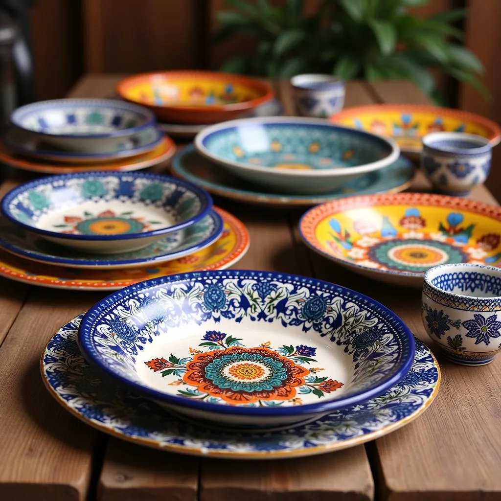 Zara Home ceramic plates