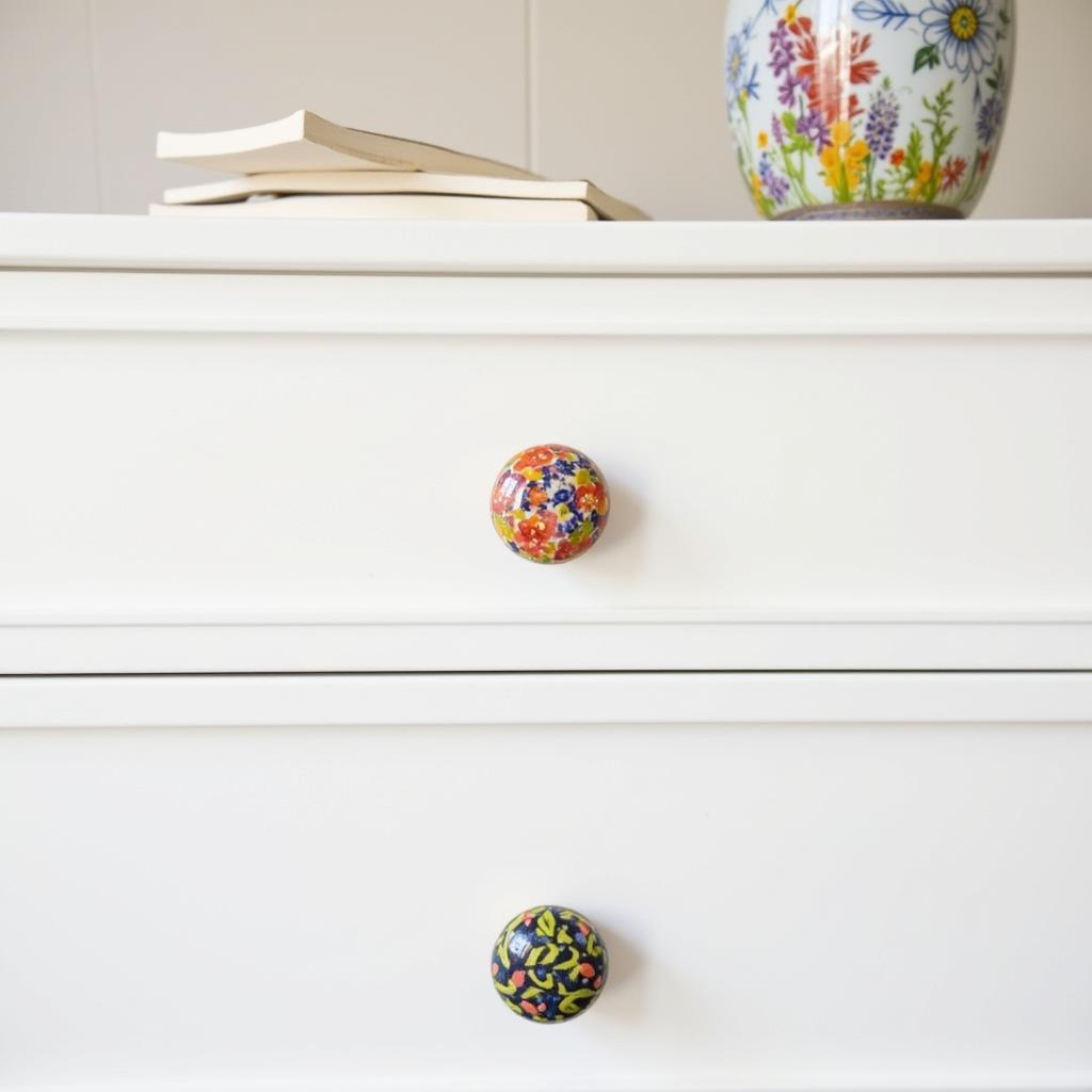 Zara Home Ceramic Tiradores on dresser drawers