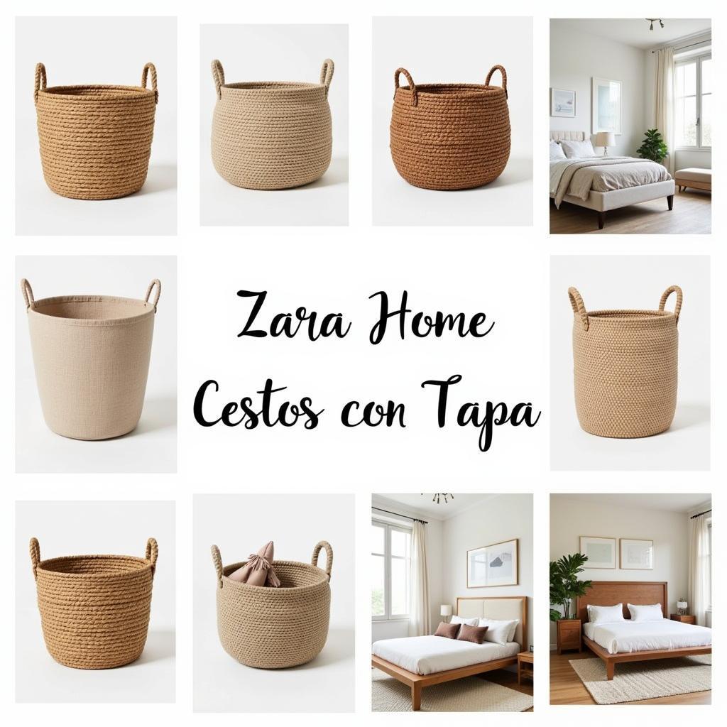 Zara Home Baskets with Lids - A Variety of Styles