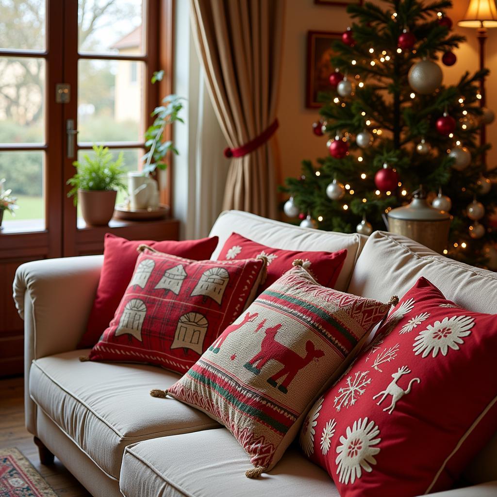 Zara Home Christmas Cushions Collection