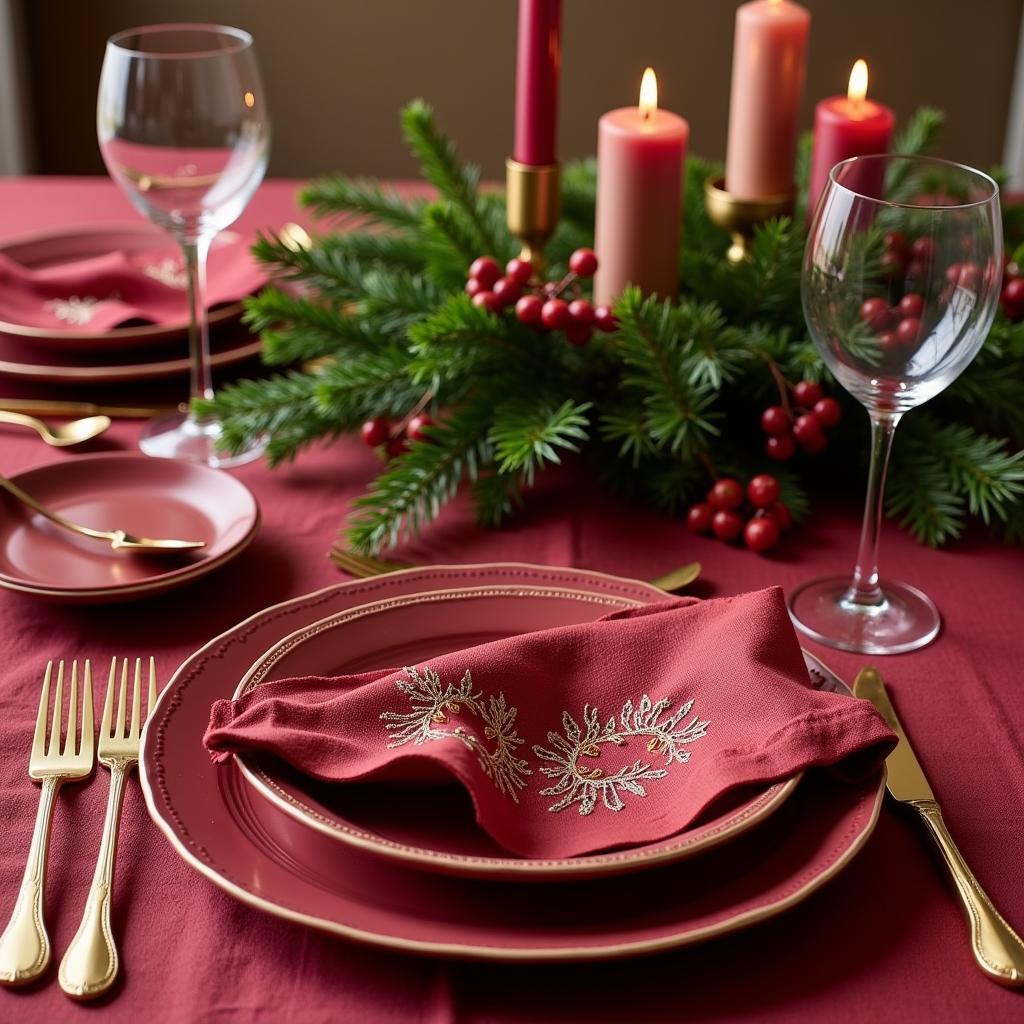 Zara Home Christmas Table Setting