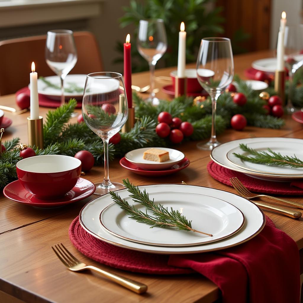 Zara Home Christmas Table Setting