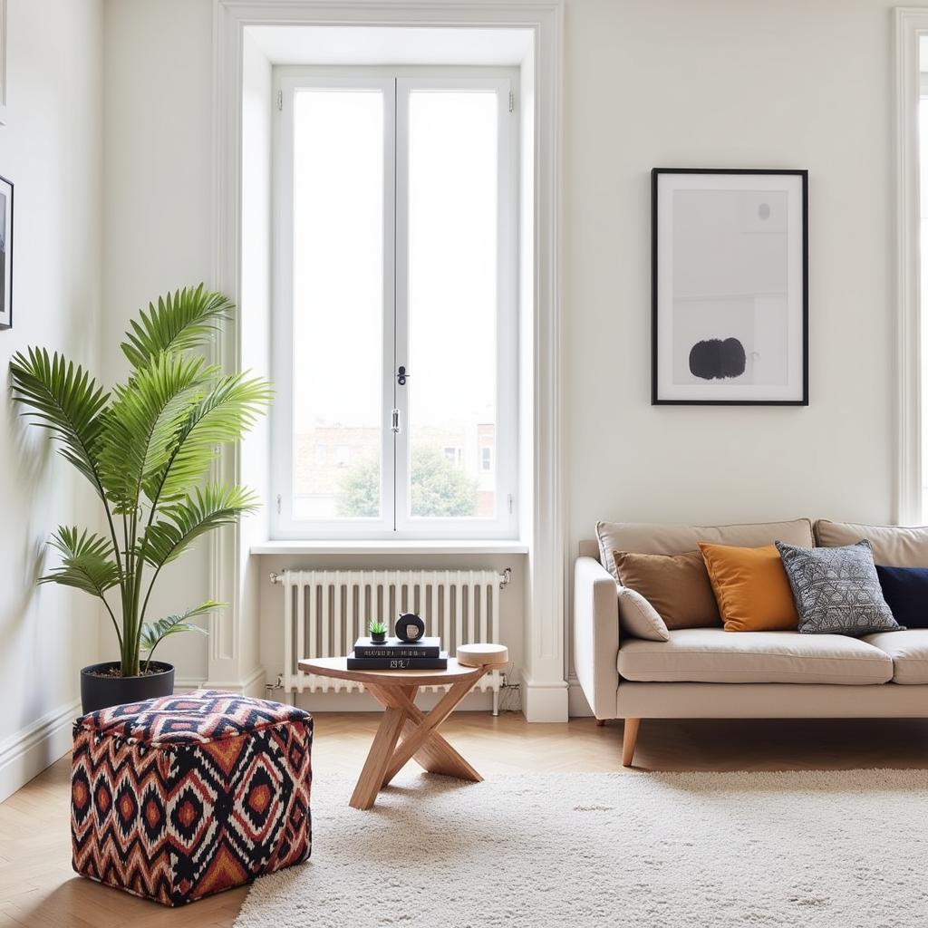 Zara Home Cojines Silla in a Minimalist Living Room