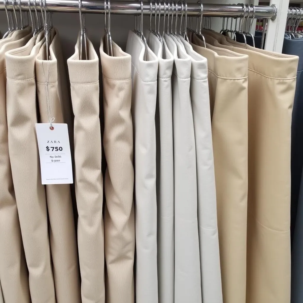 Zara Home Cortinas Outlet Display