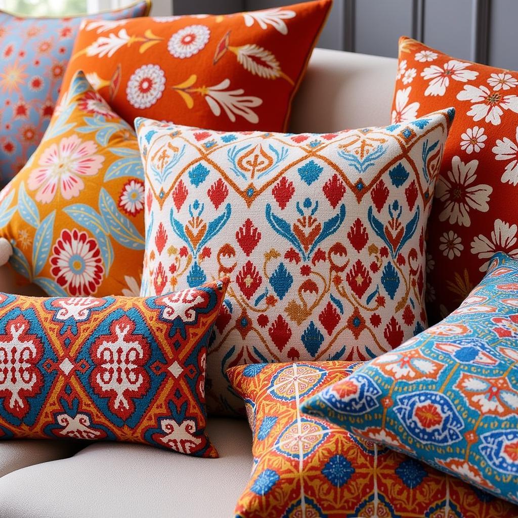 Zara Home cushion covers inspired by Spanish design