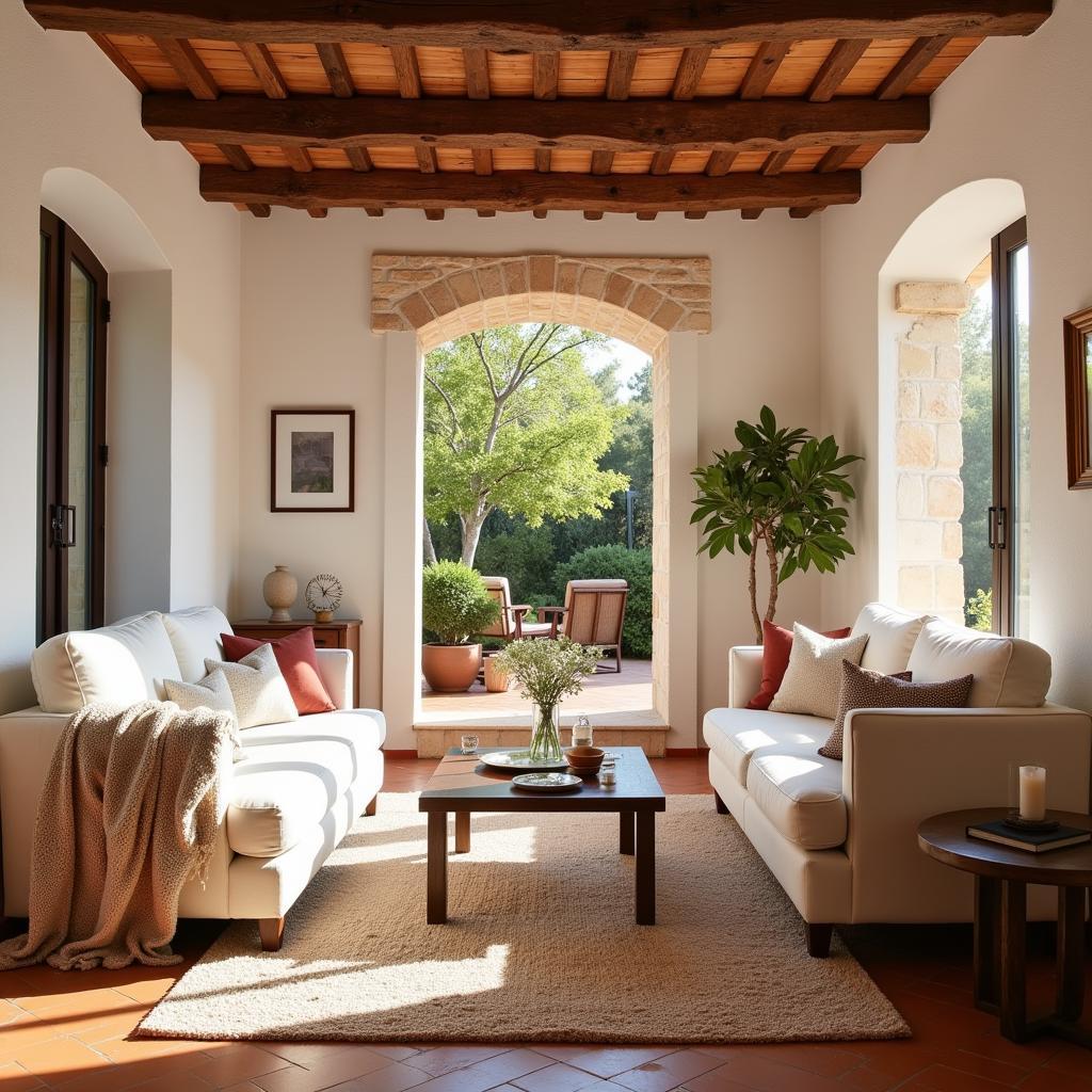 Zara Home decor in a Spanish villa