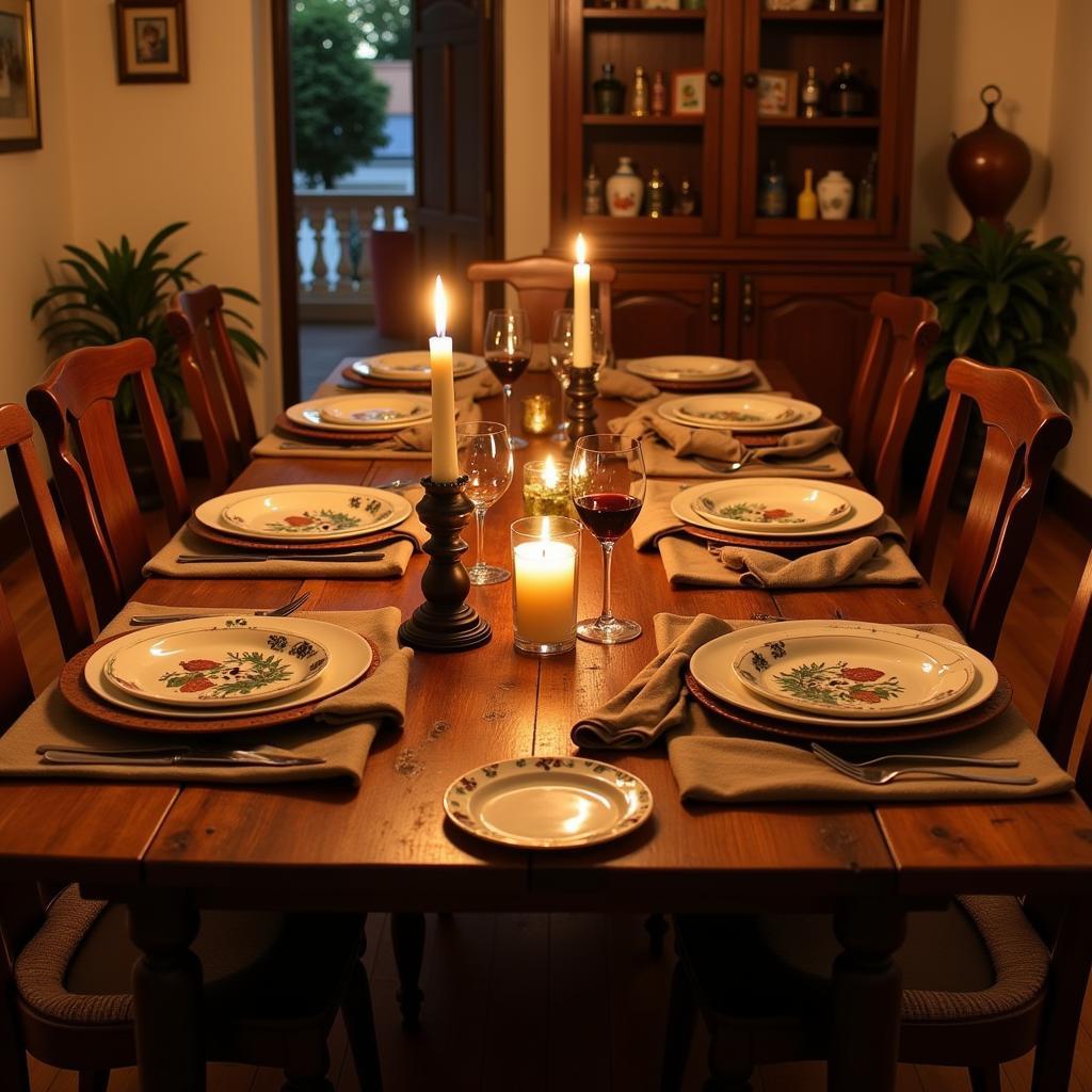 A Zara Home dining table setting