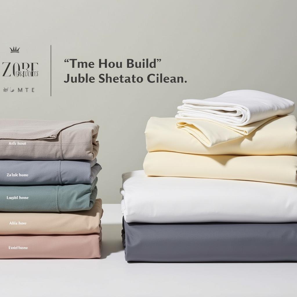 Variety of Zara Home fitted sheets