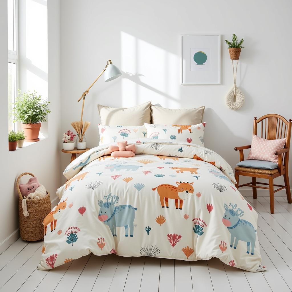 Zara Home Funda Nordica Infantil in a Child's Bedroom