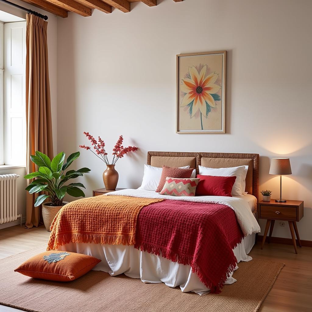 Zara Home Fundas in a Spanish Bedroom