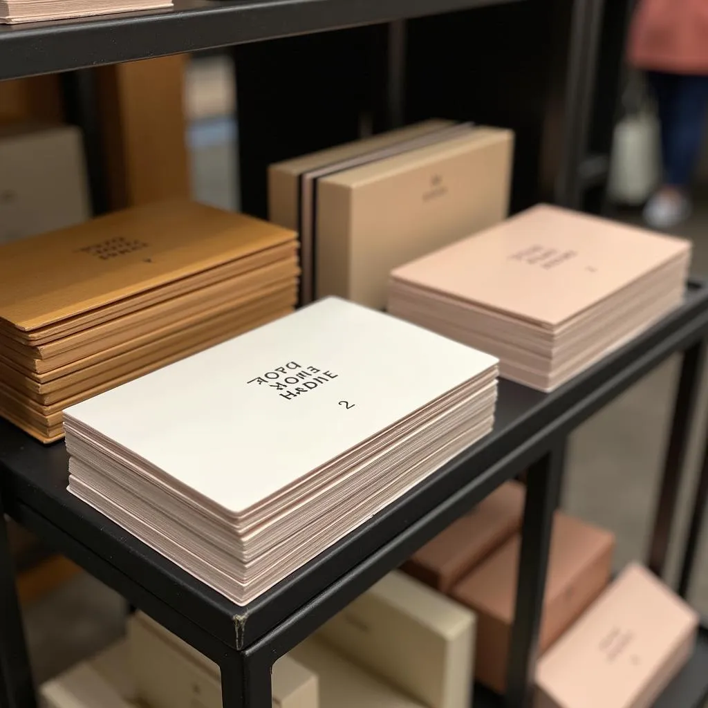 Zara Home gift card display in a store