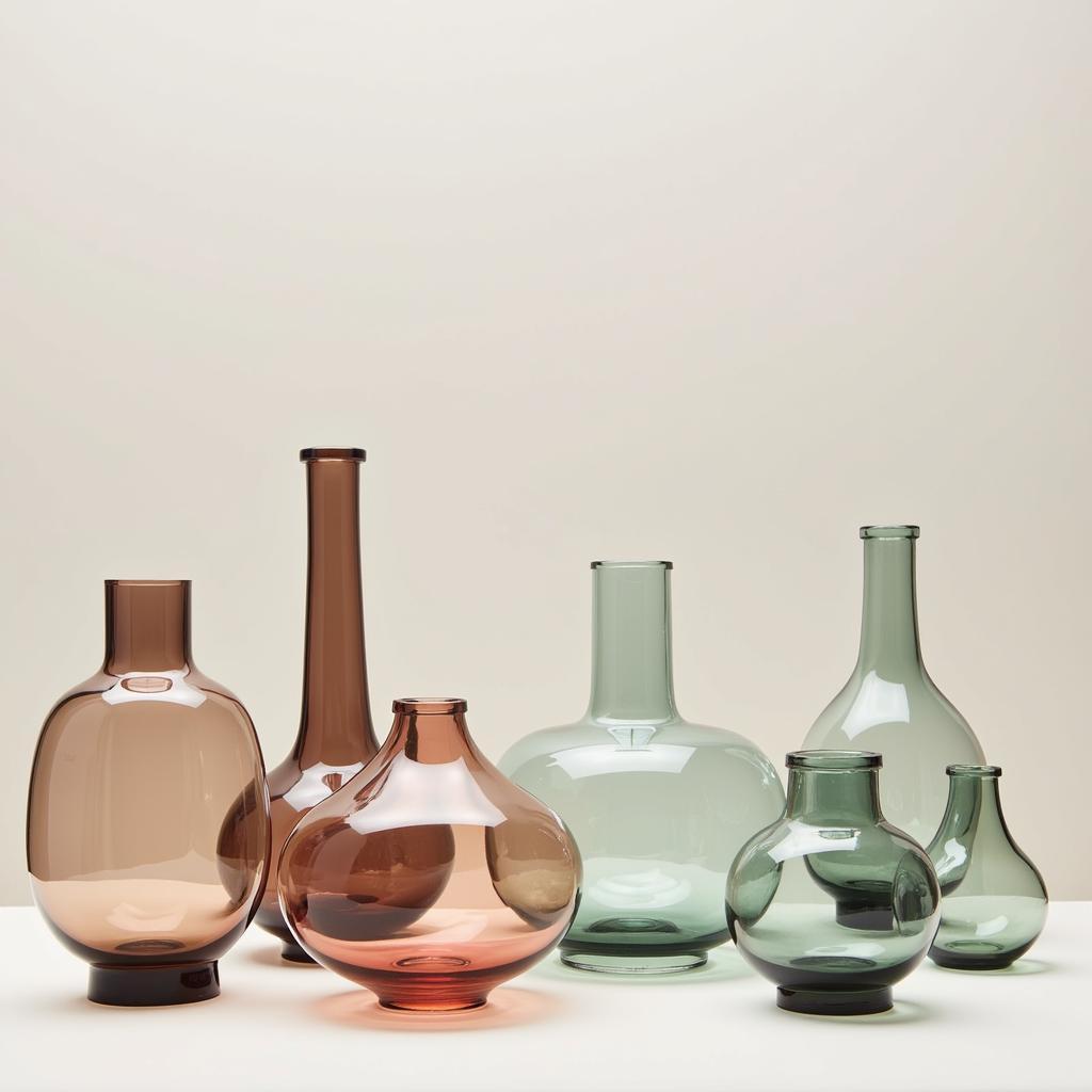 Collection of Zara Home Glass Vases