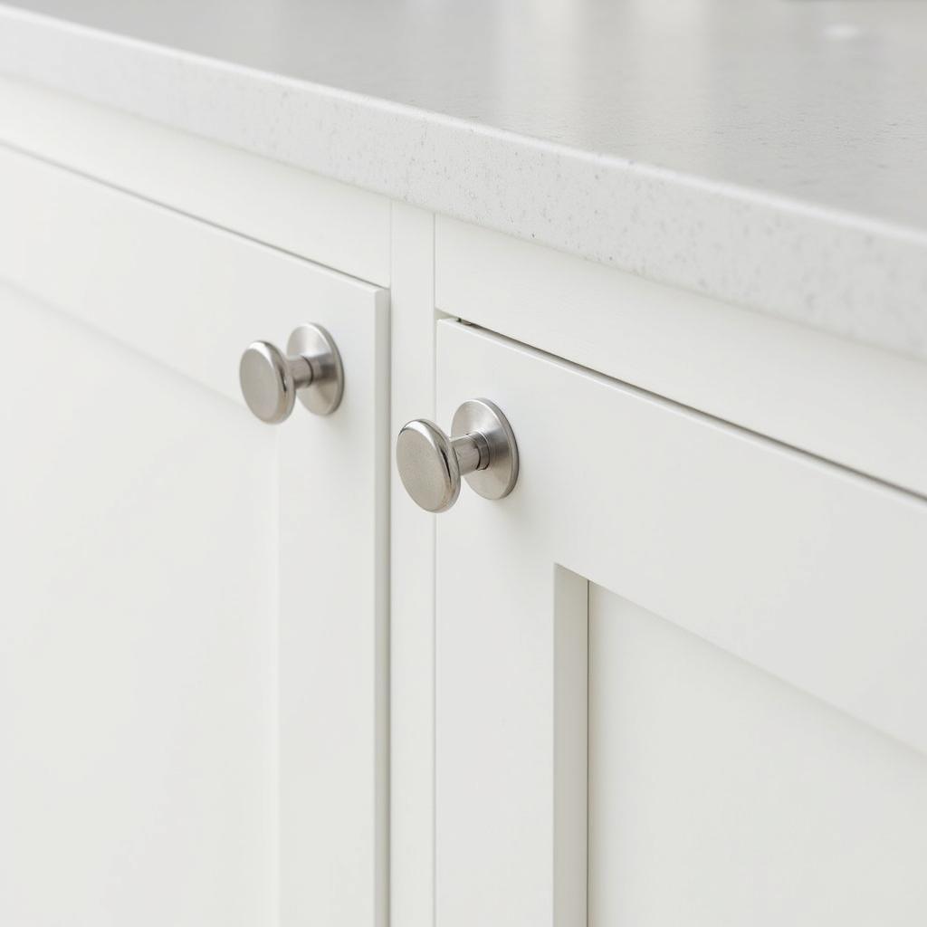 Zara Home Handles on White Cabinets