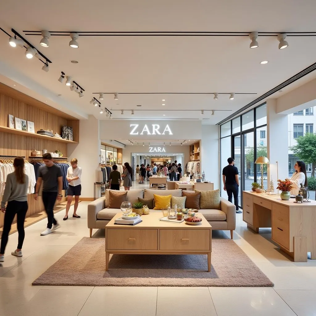 Inside the Zara Home Store in Hermosilla