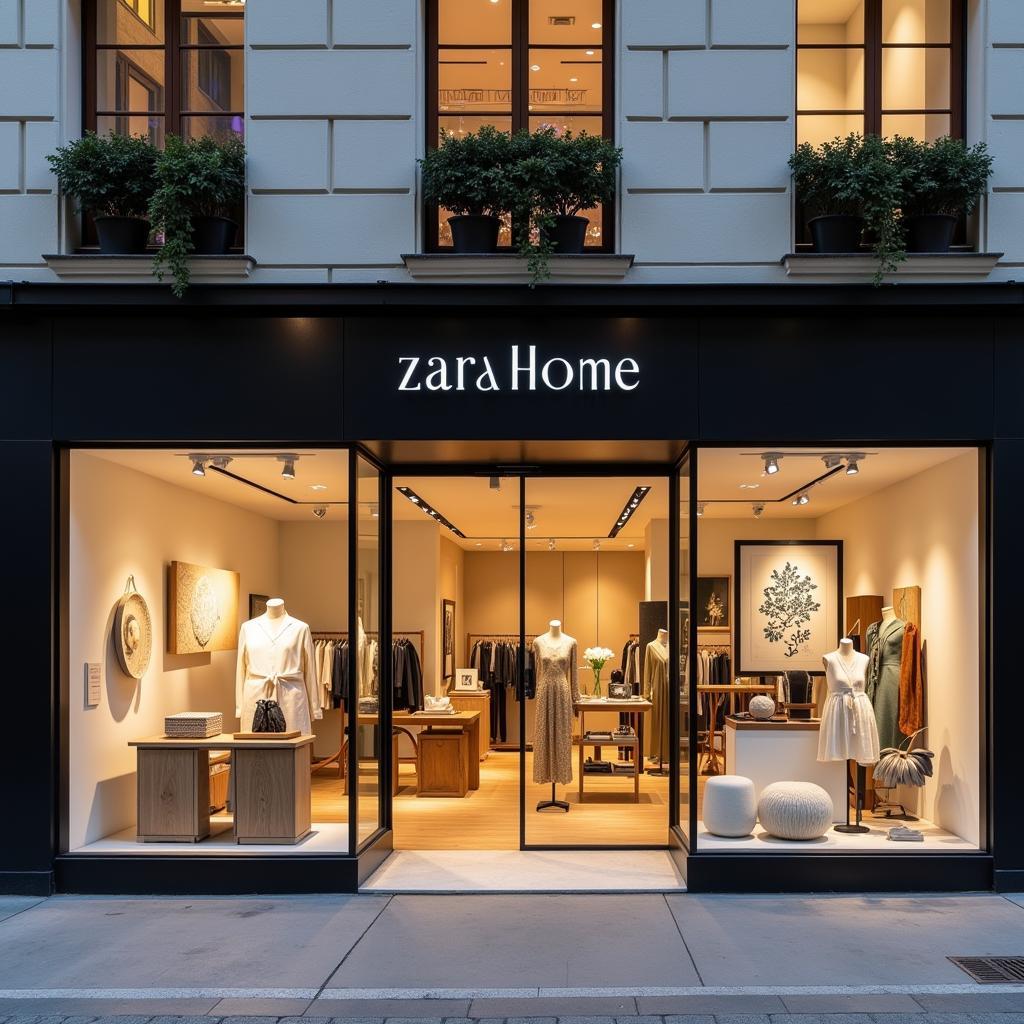 Zara Home Storefront at Illa