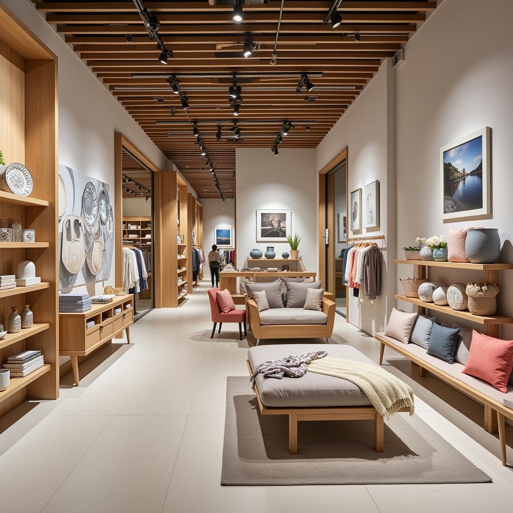 Inside a Zara Home store in Madrid