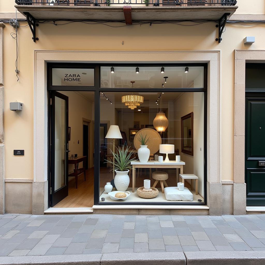 Zara Home storefront in Jaén