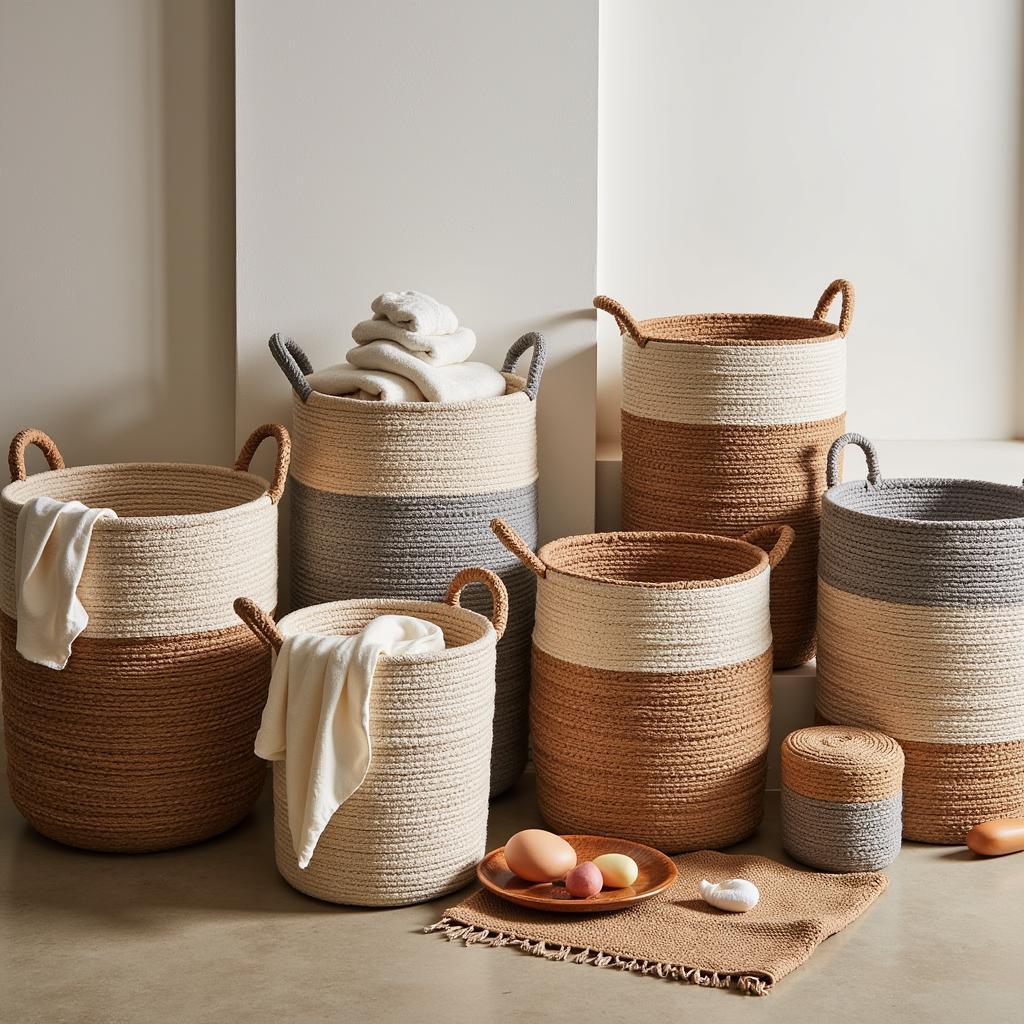 Zara Home Laundry Basket Collection