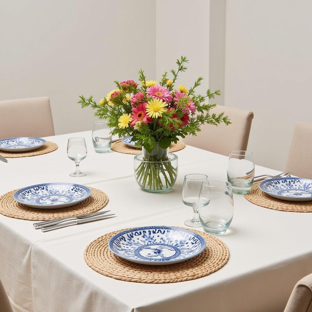 Zara Home table setting in Madrid