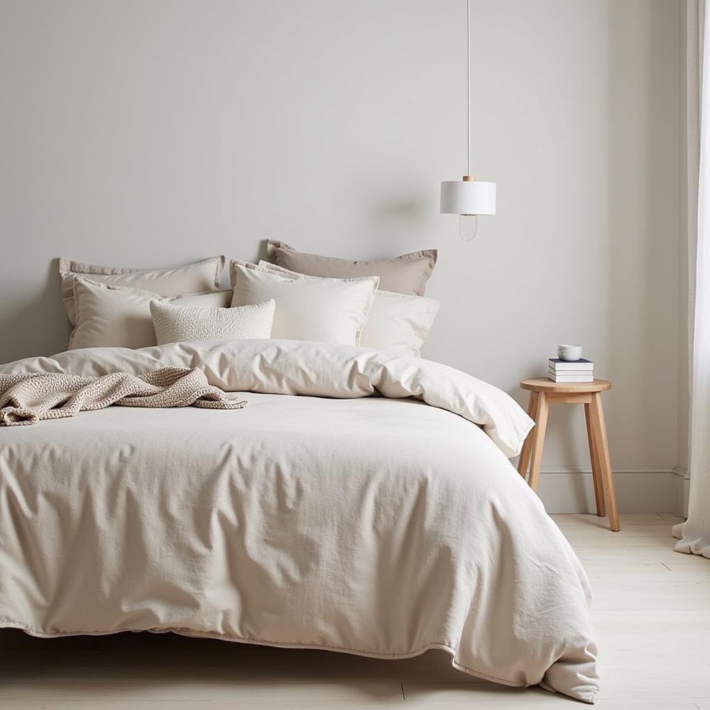 Zara Home Nordic duvet covers in a bedroom setting