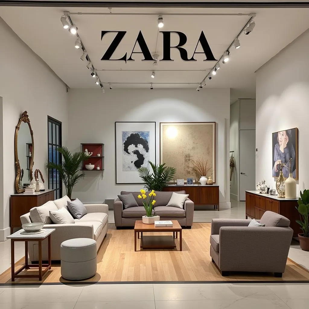 Zara Home Outlet Store Interior Design