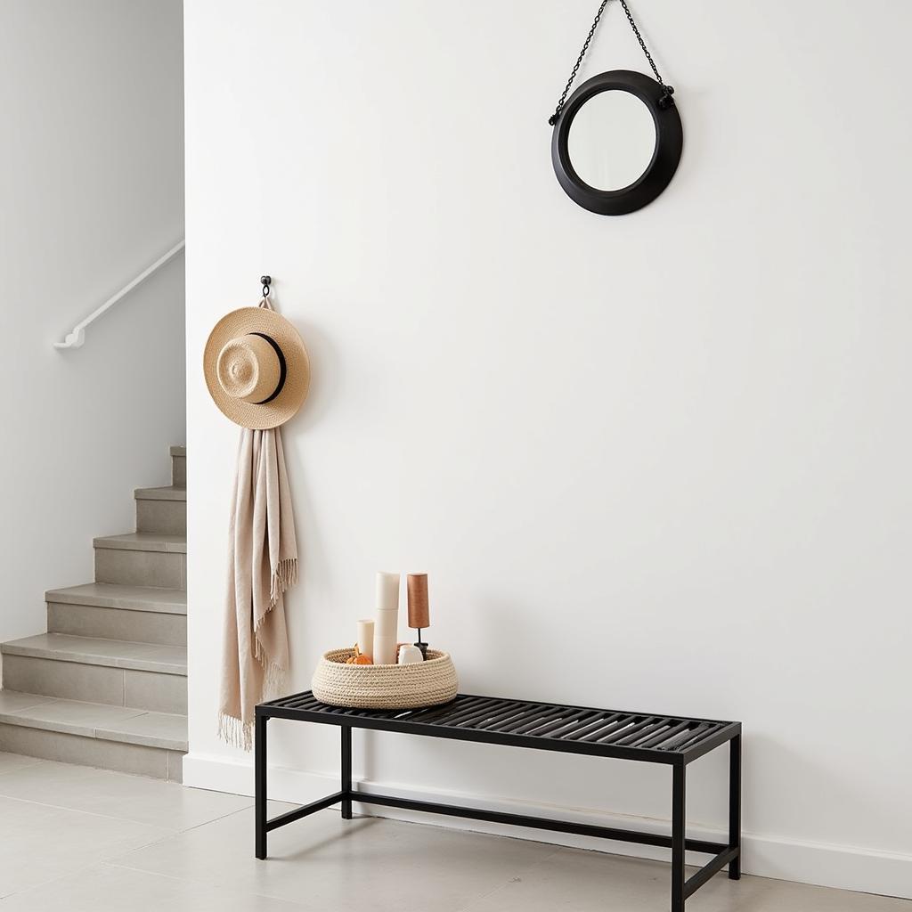 Zara Home Perchero Pared in a Minimalist Entryway