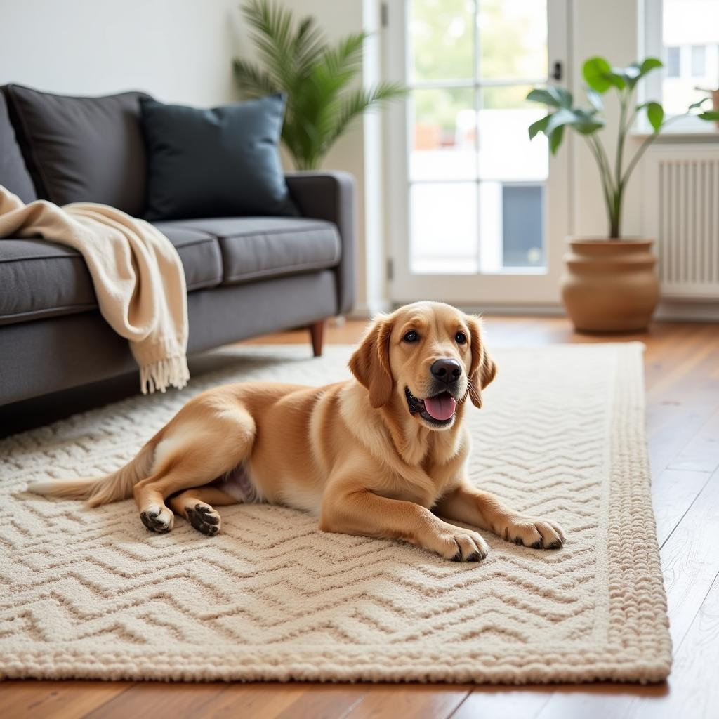 Zara Home pet-friendly rug