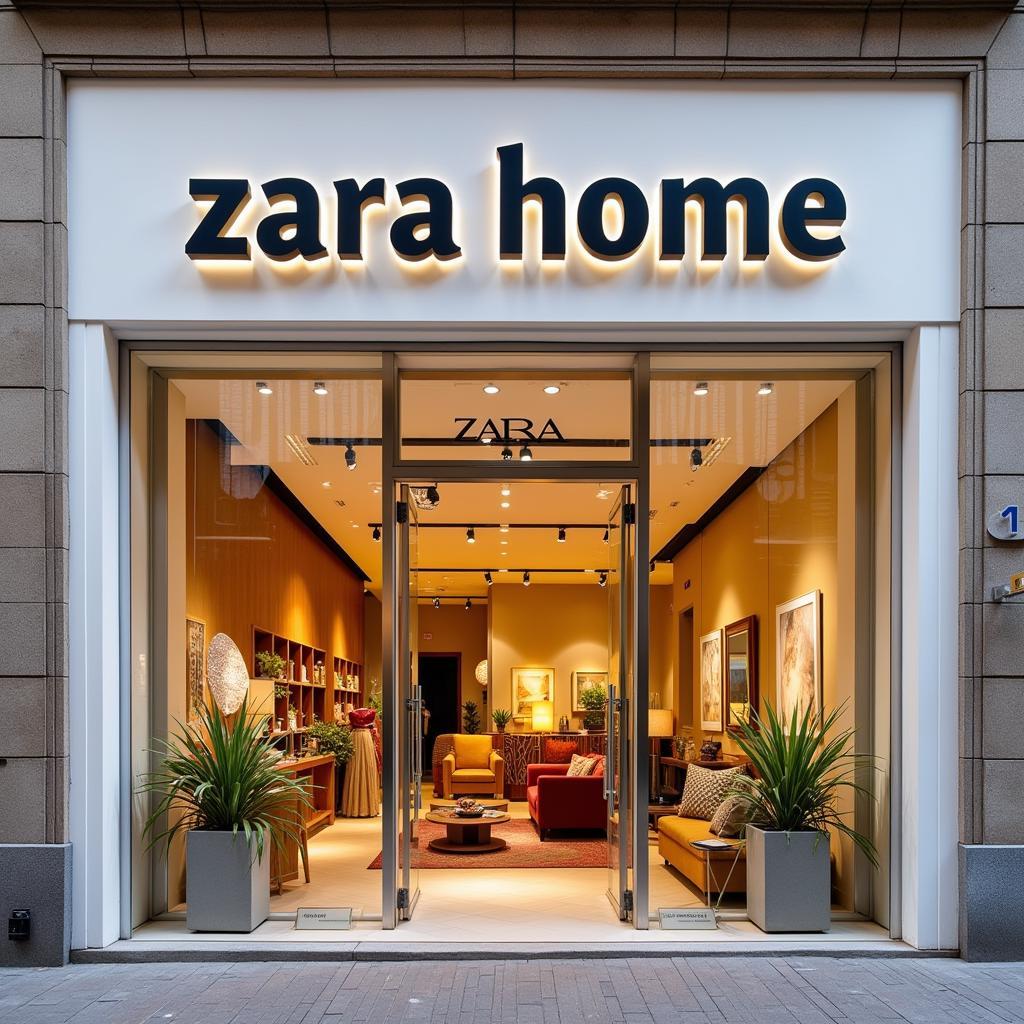 Zara Home Storefront in Ponferrada