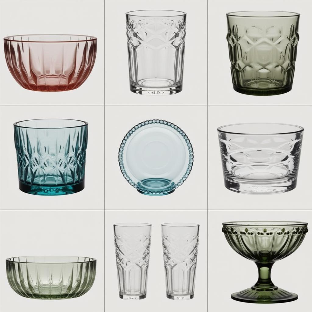 Zara Home glassware selection during rebajas