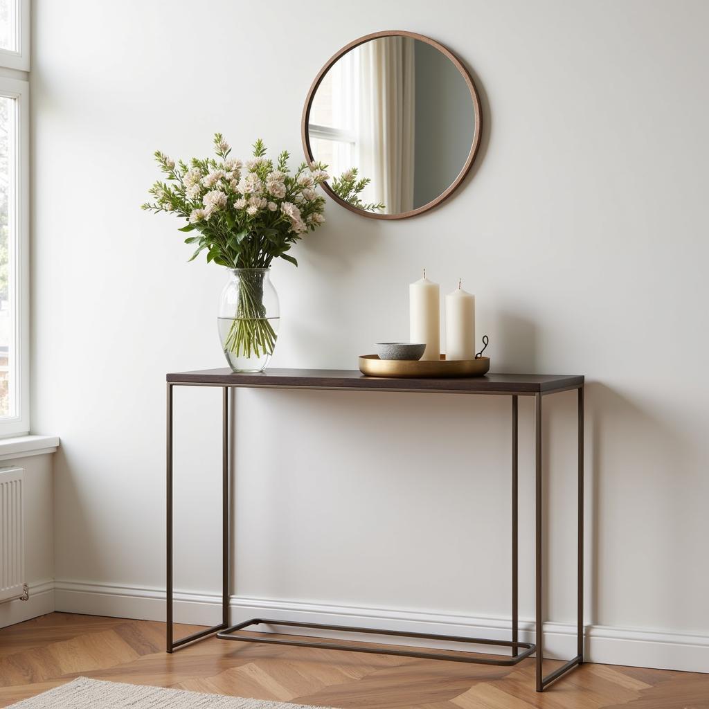 Zara Home Recibidor Console Table with Mirror and Decor