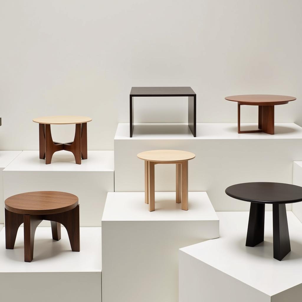 A Collection of Zara Home Side Tables in Various Styles