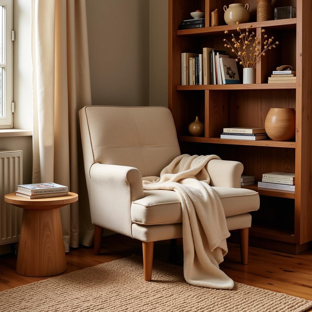 Zara Home Silla in a Cozy Living Room Corner