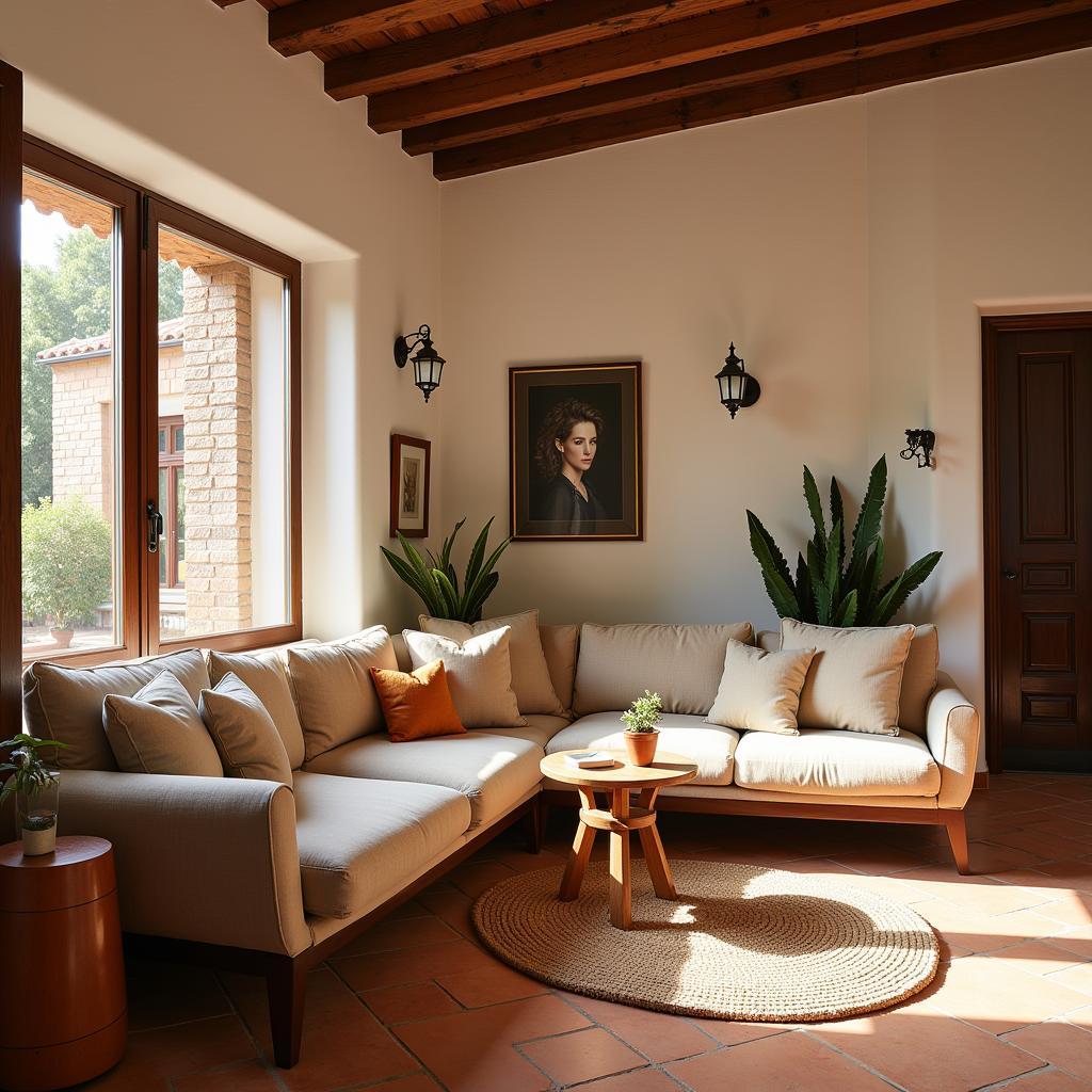 Zara Home Sofa in a Spanish Living Room