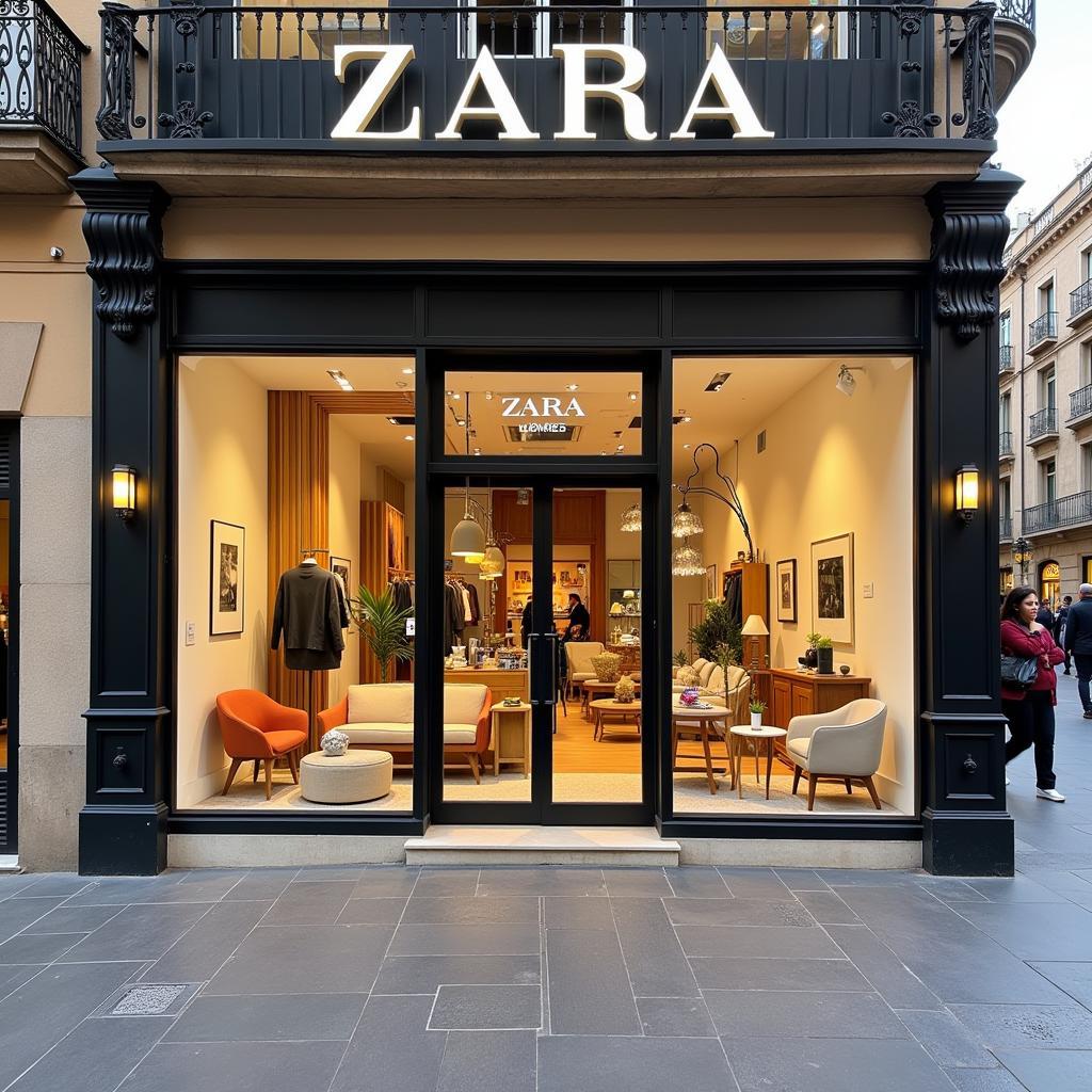 Zara Home Storefront