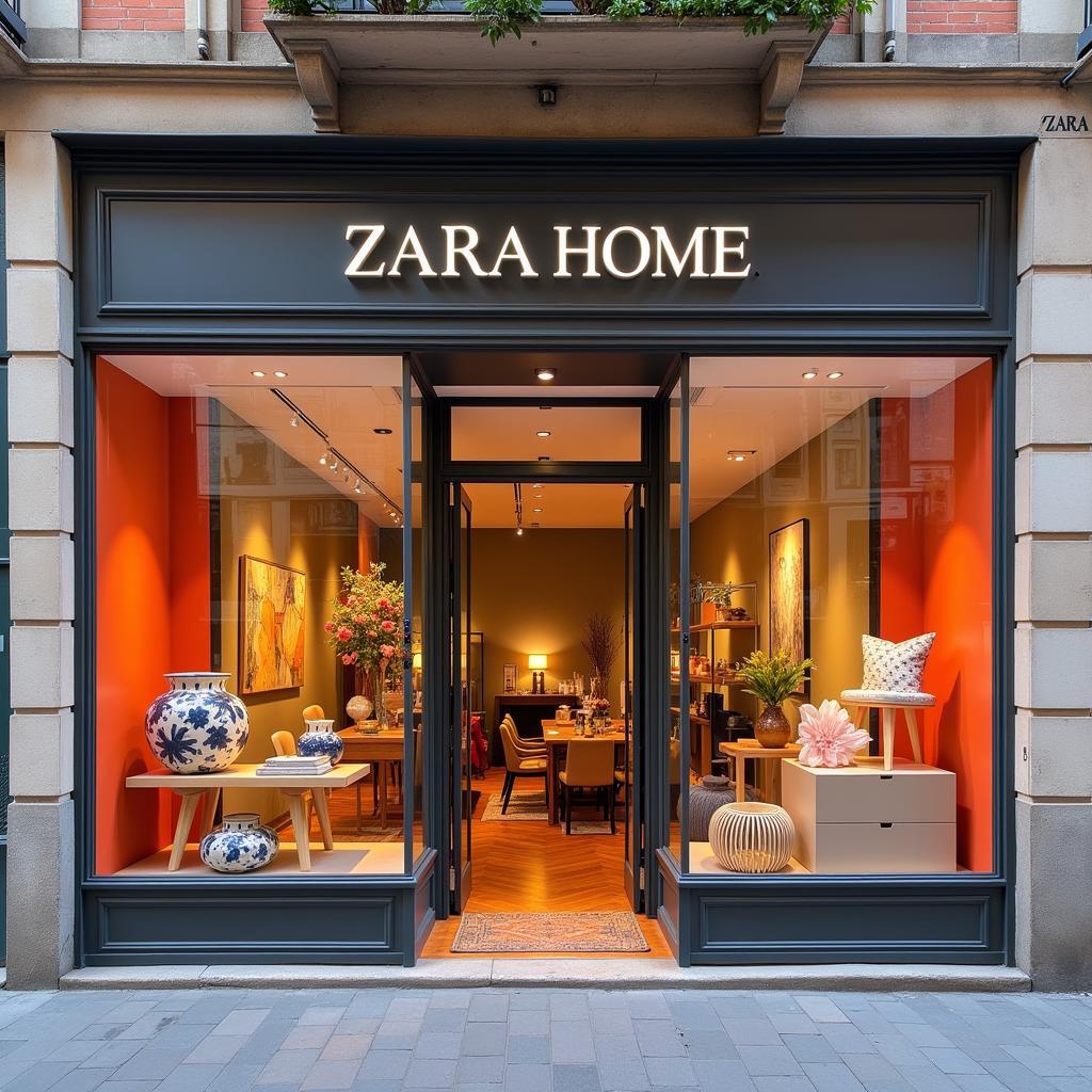 Zara Home storefront in Barcelona