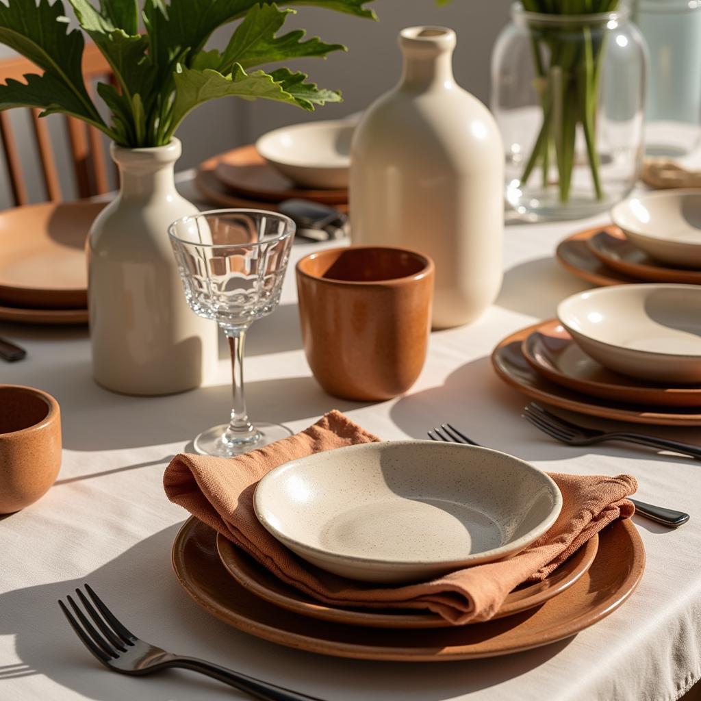 Zara Home tableware display at Urbil