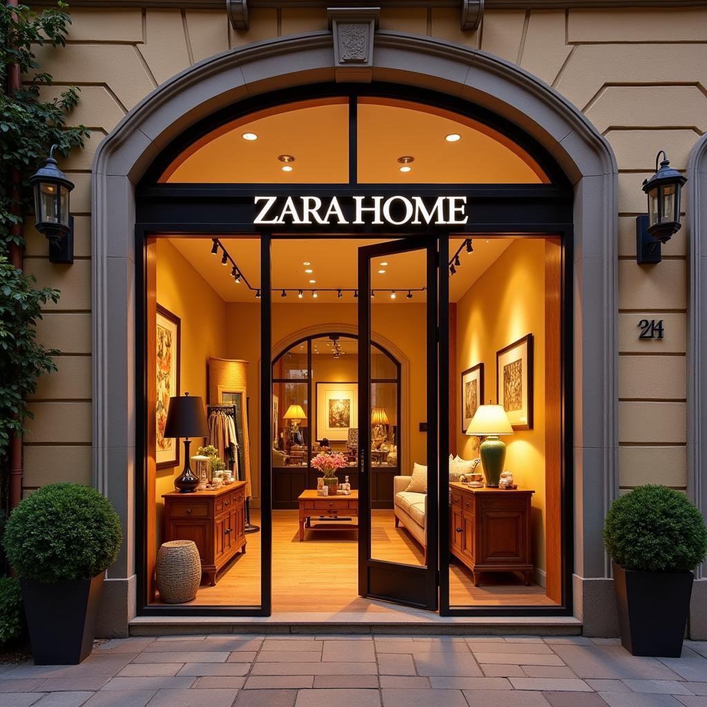 Zara Home Storefront in Tarragona