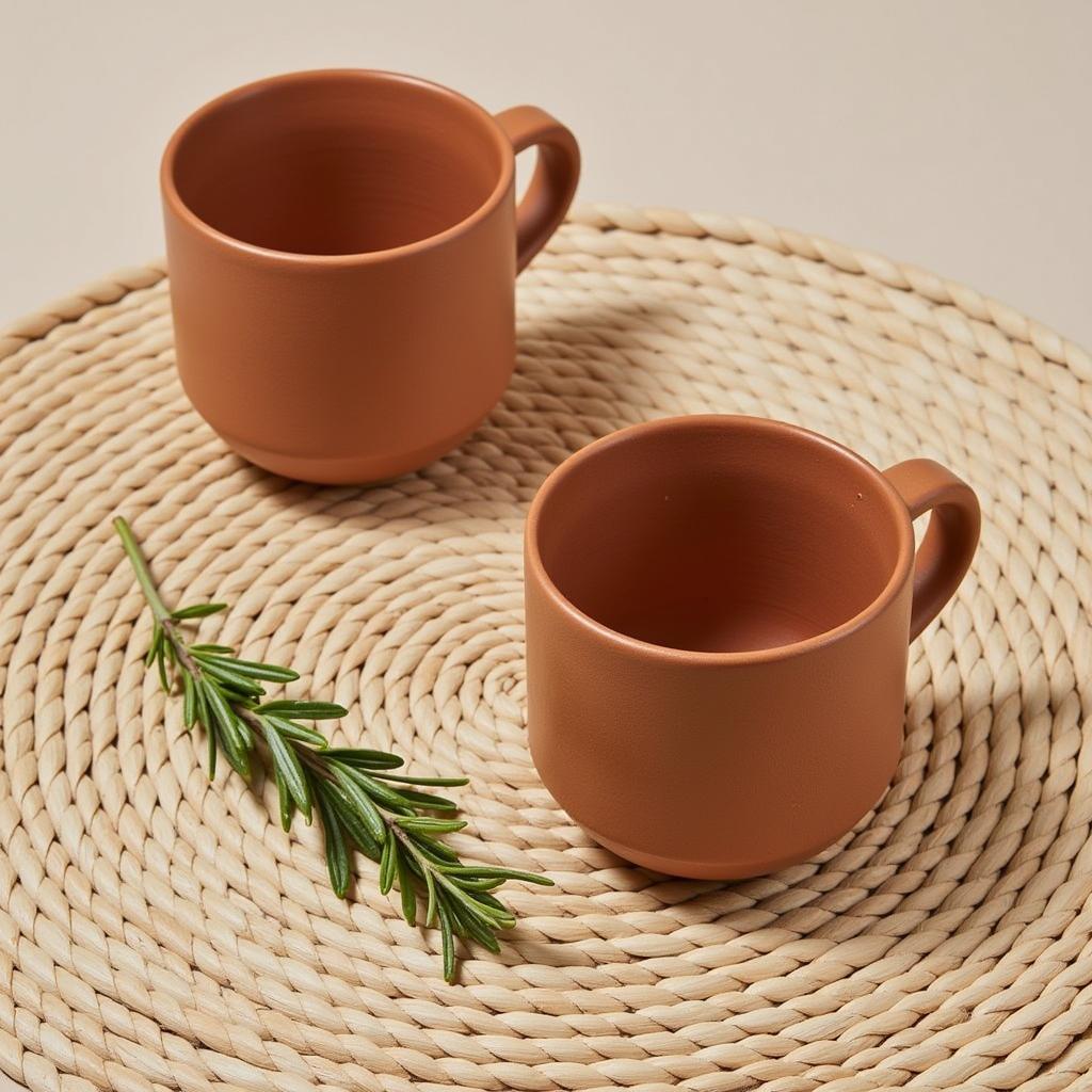 Zara Home Rustic Collection Cafe Tazas