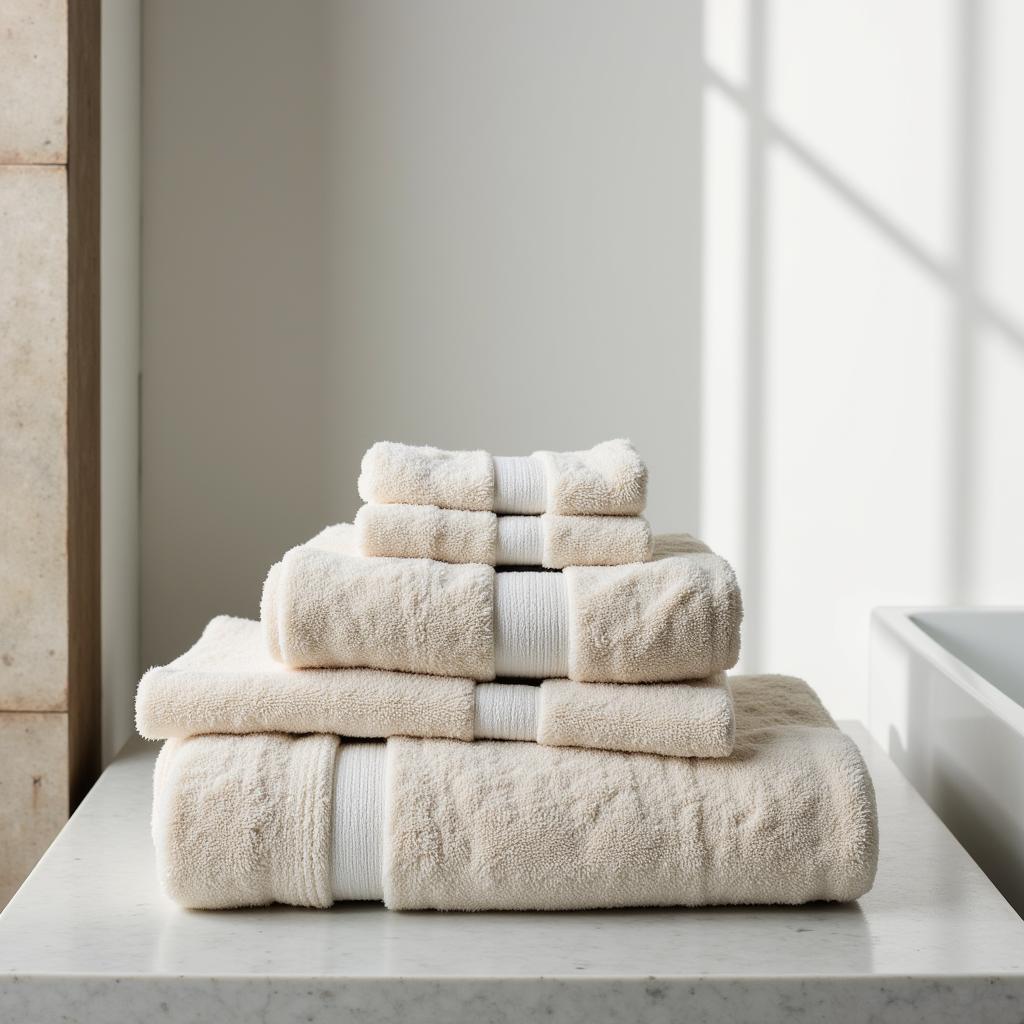 Zara Home Towels in a Bathroom Setting