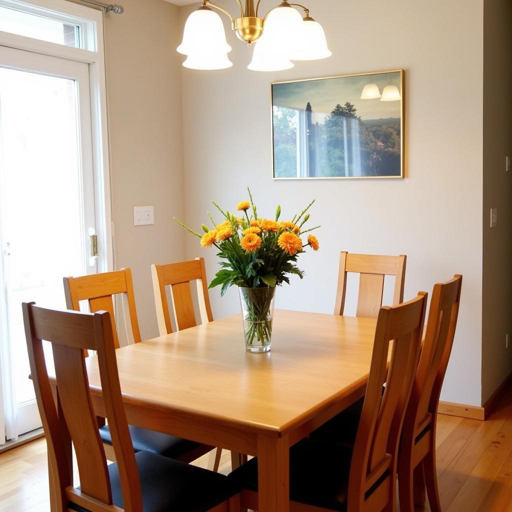 Family dining area in Ahn Homestay Brisbane