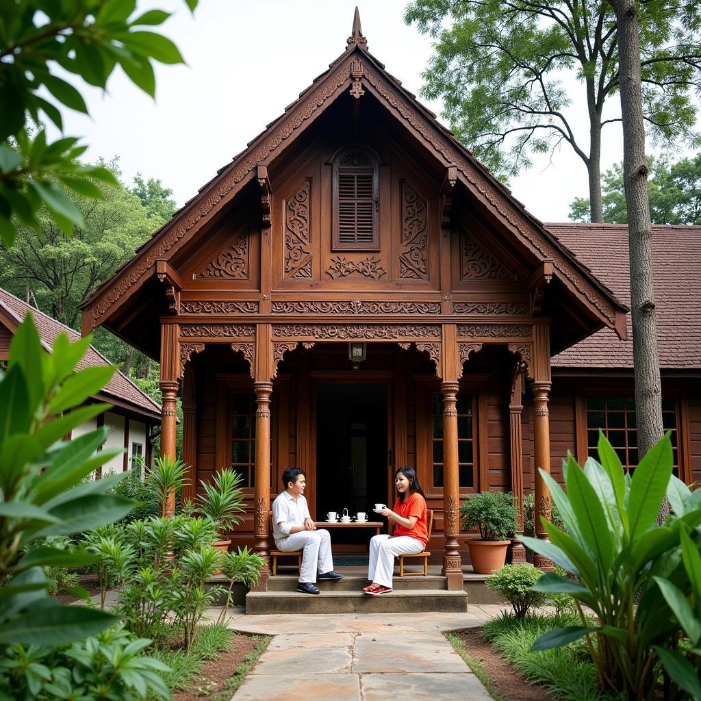 Traditional Malay House in Kampung Baru