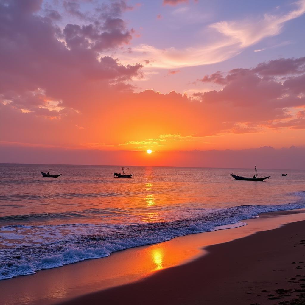 Alibaug Beach Sunset