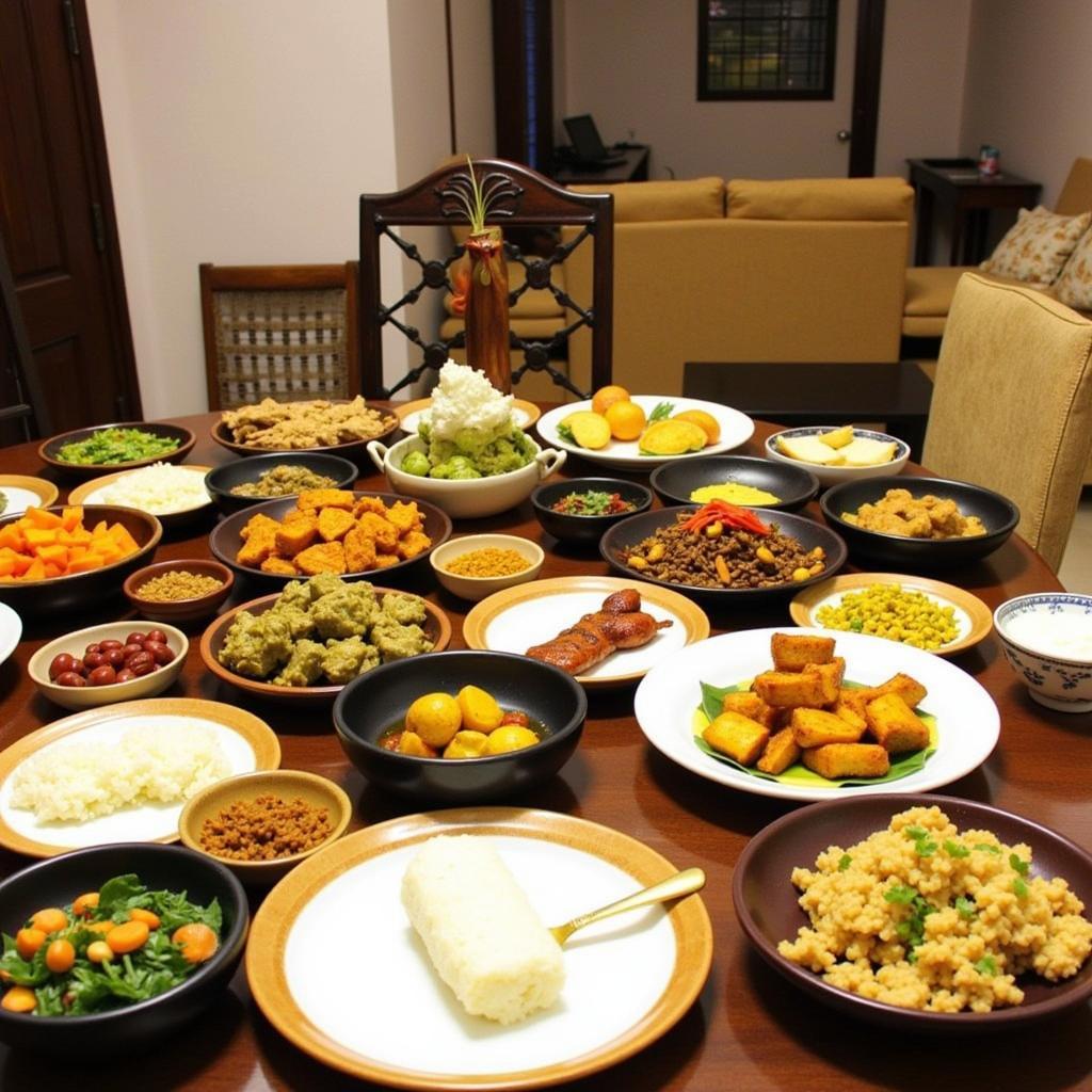 Delicious Malaysian Food at Asrah Homestay